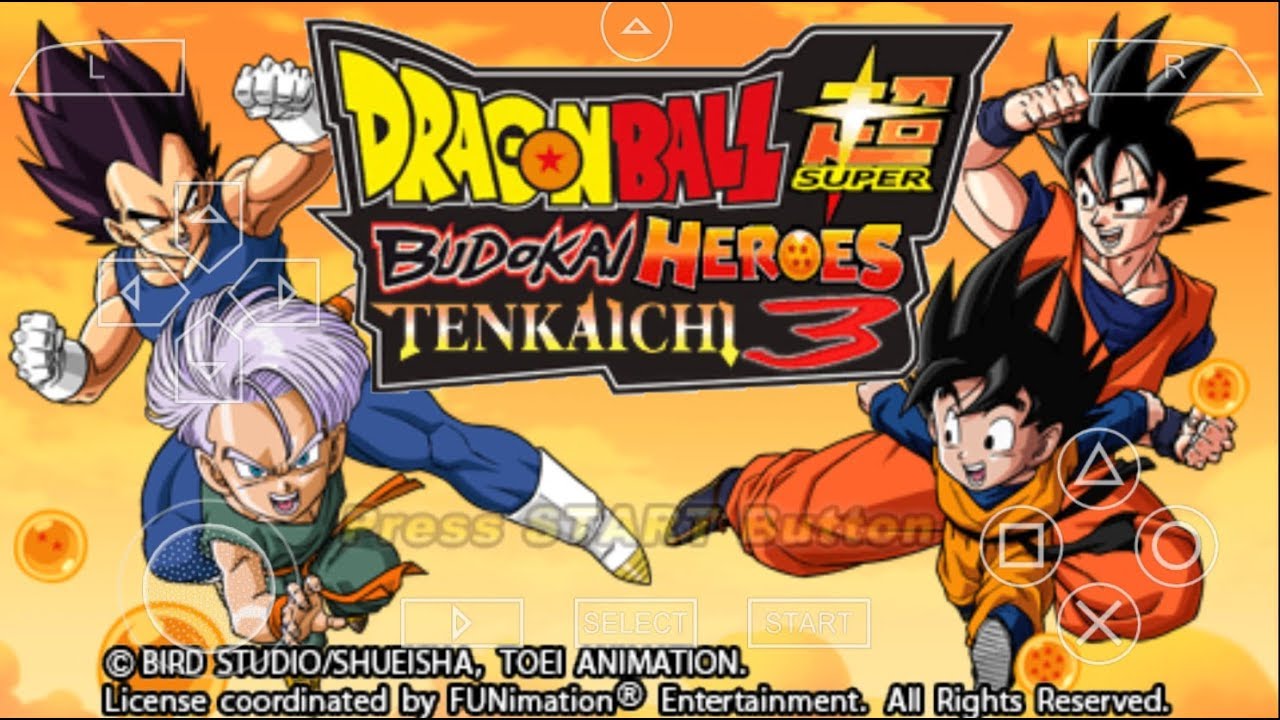 dragon ball z shin budokai 3 download for android ppsspp